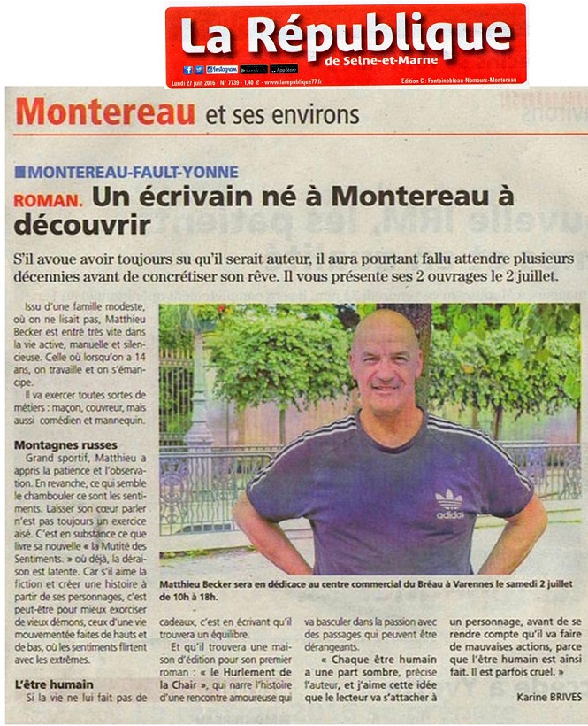 Annonce Ddicace  Montereau 77 
